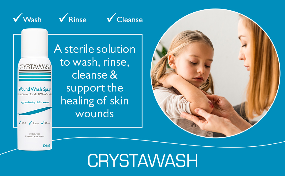 Crystasoothe Burn Gel - After Burn, Protective Gel to Cool and Soothe Minor Burns, Scalds And Sunburns. First Aid Treatment Spray. 100ml Bottle