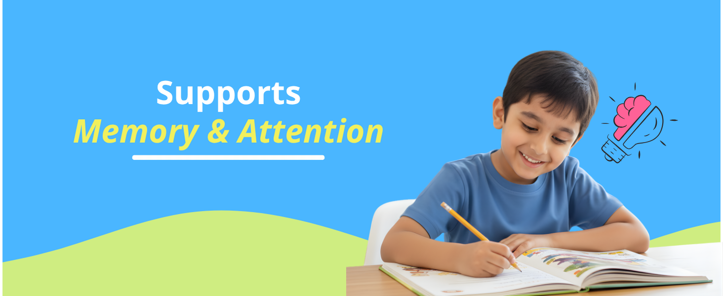 Brainify Drops for Kids | 2-16 Years | 30ml | Brahmi + Shankhpushpi + Vacha | 7 Time-Tested Natural Herbs Formulation | No Added Sugar & Preservatives