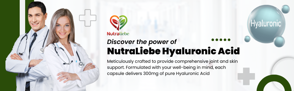 Hyaluronic Acid 300mg - Premium Joint & Skin Support, Non-GMO, 90 Capsules