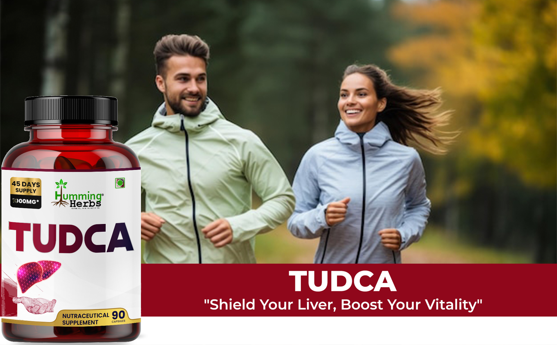Humming Herbs TUDCA Pure Supplement 1000mg | Liver Health, Gut Support & Immune Boost | Premium Detox Supplement, Vegan Capsules, Tauroursodeoxycholic Acid for Daily Wellness, 90 Capsule
