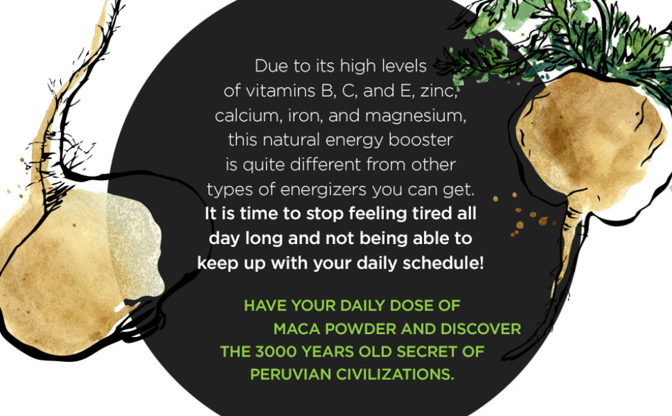 Essence Nutrition Maca Root Powder (125 Grams) - All Natural & NON GMO Maca Root Powder Imported From Peru - Use as a Maca Coffee For Men