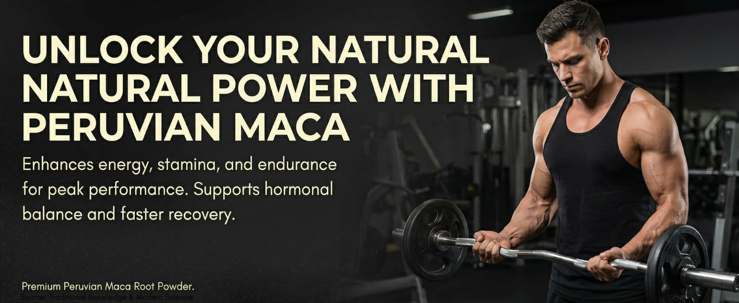 Simply Earth Peruvian Maca Root Powder | Boosts Energy and Immunity | Relieves Stress | Great for Men and Woman - In Different Packs (100GM)