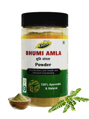 Bhumi Amla Powder/Churn - Organic And Pure Ingredient Extract For Healthy Liver Functioning And Digestive Strength | Enriched With Essential Nutrients | 100gm