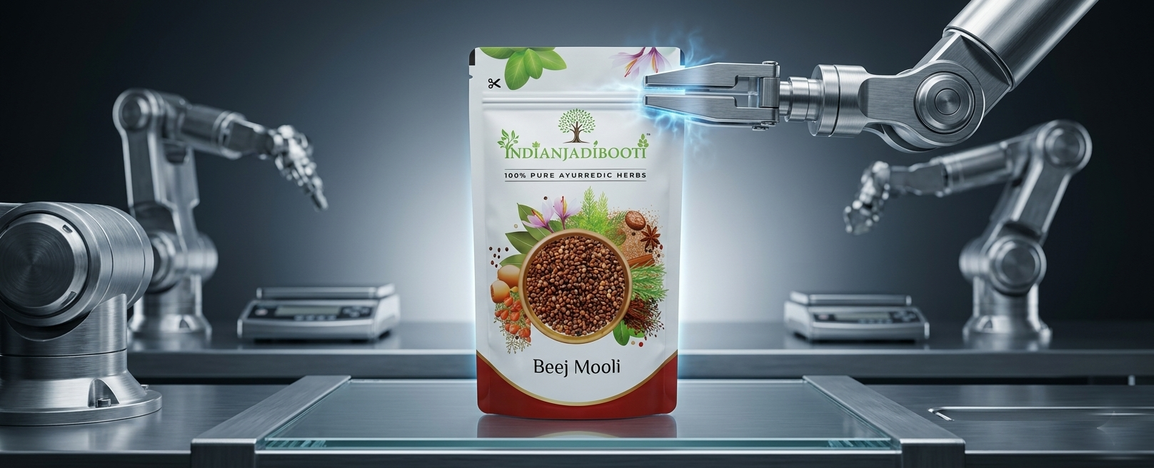 IndianJadiBooti Beej Mooli (Edible Radish Seeds/Moolaka Beej) – 100% Pure Raw Seeds for Digestive Health & Kidney Detox – Helps Support Urinary Wellness & Metabolism 100g Pack