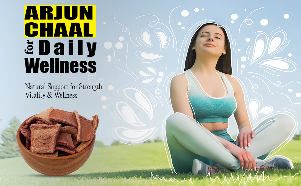 Brijbooti Arjun ki Chaal 400 Gram | Terminalia Arjuna Bark | Sun-Dried Ayurvedic Arjun Tree Bark | Arjun Ki Chaal Raw