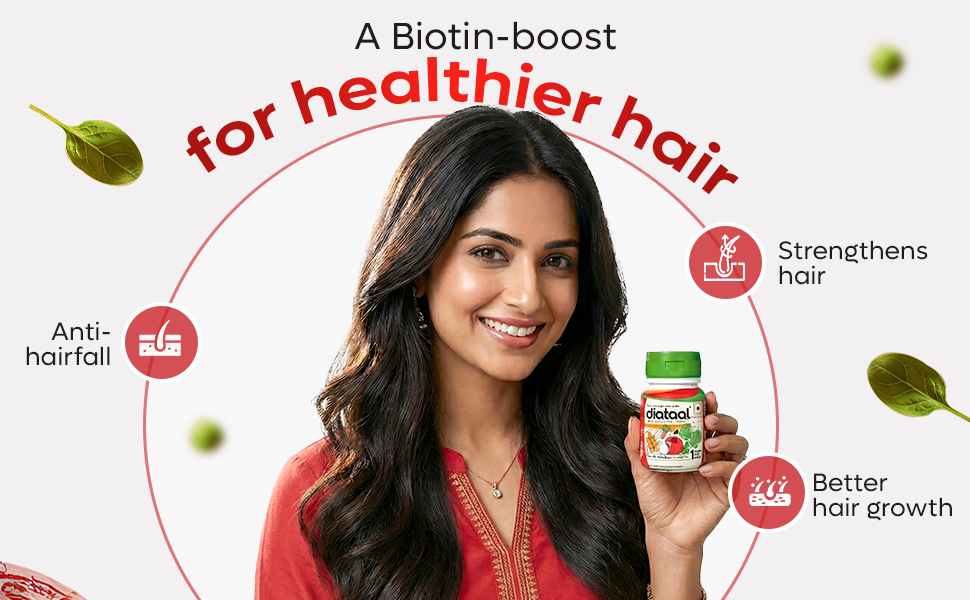 Diataal Multivitamin with Biotin, B12, Niacin, Zinc & Folic Acid | Daily Supplement for Hair, Skin, Immunity & Energy | Men & Women | 30 Capsules |Pack of 2|