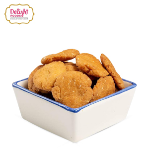 Delight Foods Doodh Milk Maththi 300g – Premium Milk Mathri Snacks | Crispy Ready-to-Eat Evening Tea Time Snack | Traditional Indian Sweet Mathi | Wholesome, Crisp & Hygienically Packed