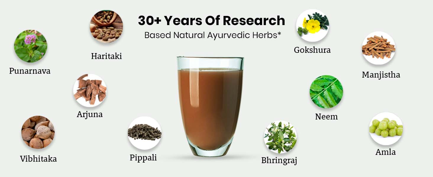 SAABHI Tox-out Liver Detox Juice 500ML | Kidney Care & Body Detox Supplement | Amla, Punarnava, Bhumi Amla | Blood Purifier & Digestive Health | 100% Ayurvedic AYUSH Approved
