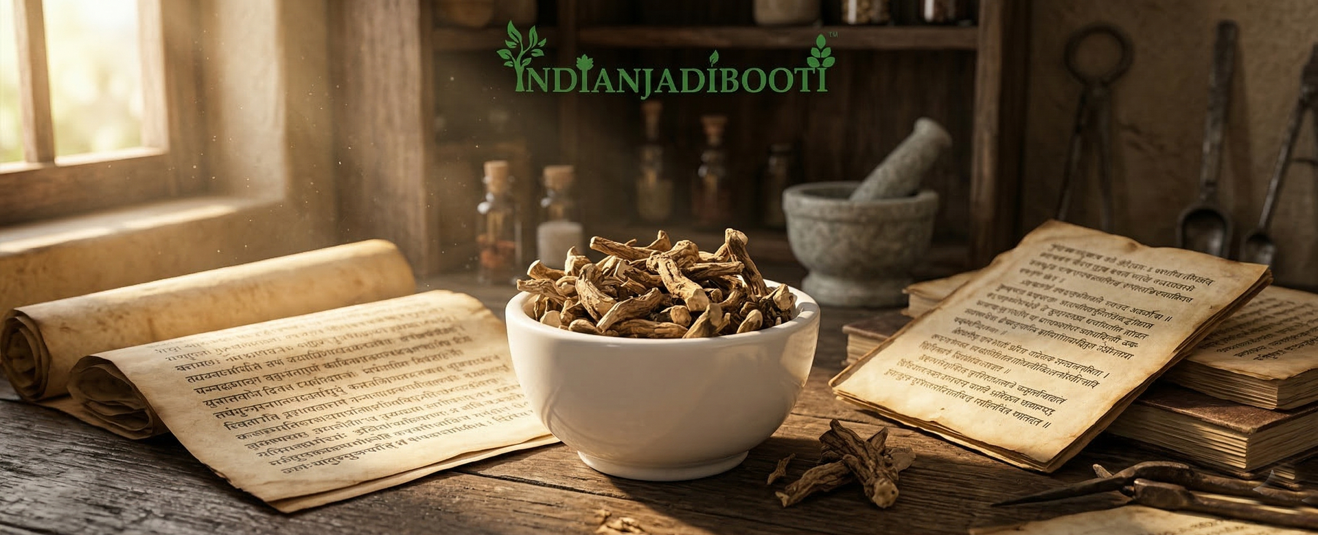 IndianJadiBoot Dandelion Roots (Singhparni/Taraxacum Officinale) - For Natural Detox & Digestion -100 Grams Pack