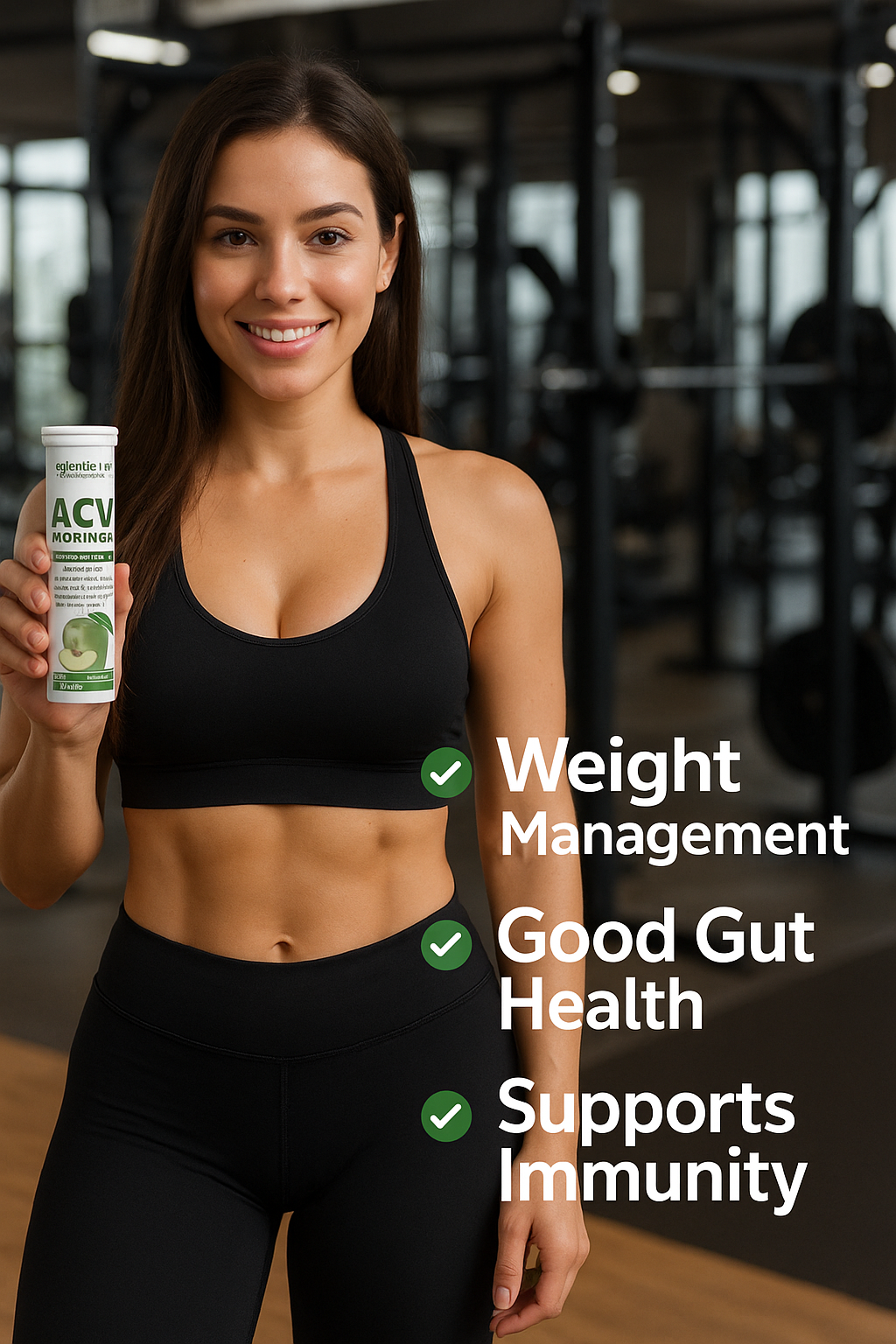 Grandeur ACV Moringa For Weight Management, 120 acv tablets Apple Cider Vinegar Tablets 750mg, With Cinnamon | Controls Cravings | No Added Sugar | Natural Energy Booster | Healthy Gut | Green Apple