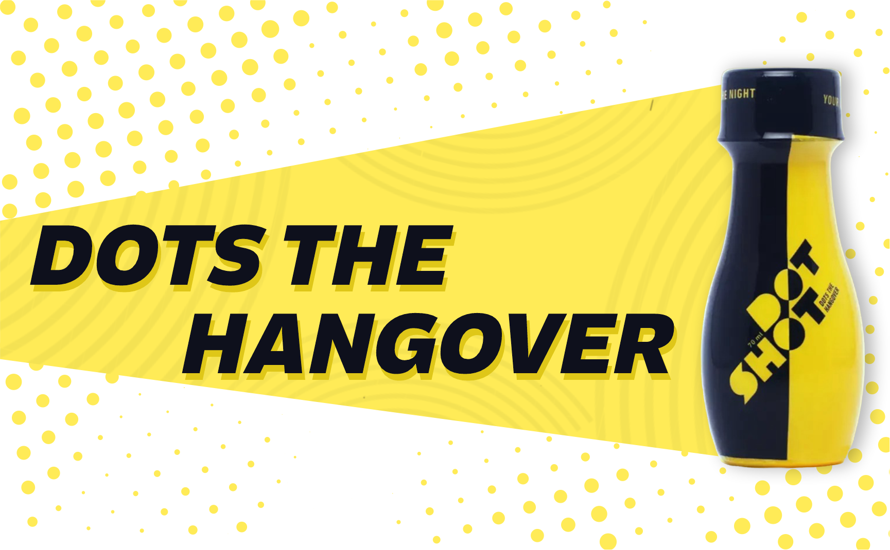 DOT SHOT Anti Hangover Shot for After Party Recovery | 100% Vegan Liver Detox Drink | Clinically Proven Shots with Turmeric, Vitamins & Electrolyte | No Side Effects | Pack of 4