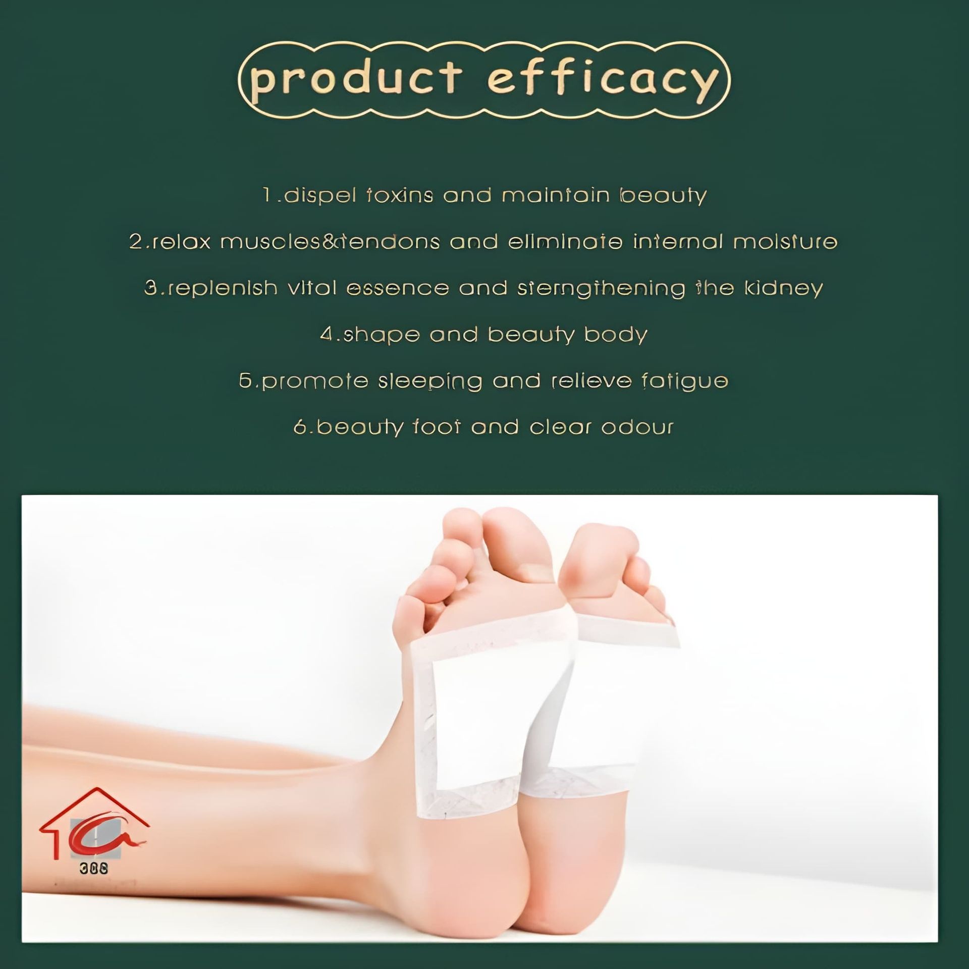 Foot Pads, 100% Natural & Organic, Absorbs Toxins & Impurities, Enhances Sleep Quality (2)