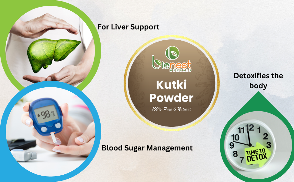 Kutki Powder - 100 gm | Picrorhiza Kurroa | Katuki | Kutaki | Liver Detox & Blood Sugar Support | Ayurvedic Herb