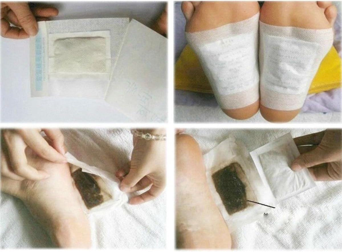 Joejoe Cleansing Toxin Remover Foot Pads,Premium Detox Foot Patches,Detoxify Stress Relief Sleep Patch For Detoxification,For Men&Women(1 Boxes = 10 Patches)(Pack Of 2)