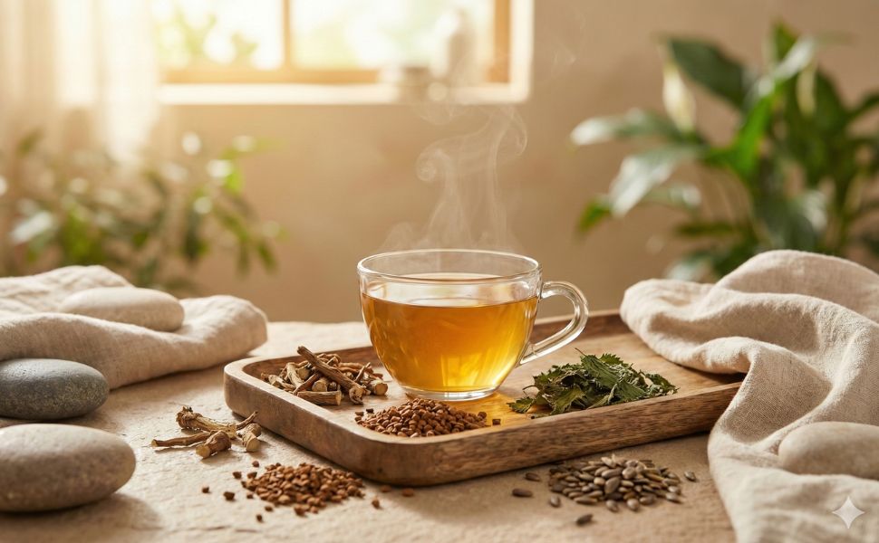 The Indian Chai – Dandelion Root Tea | 15 Pyramid Tea Bags | Herbal Loose Leaf Blend with Milk Thistle, Chicory, Burdock & Green Tea | Supports Liver Detox, Digestion & Daily Cleanse