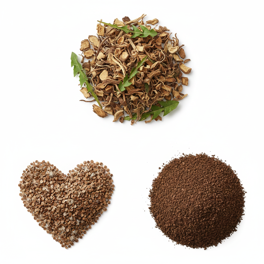The Indian Chai – Dandelion Root Tea | 15 Pyramid Tea Bags | Herbal Loose Leaf Blend with Milk Thistle, Chicory, Burdock & Green Tea | Supports Liver Detox, Digestion & Daily Cleanse