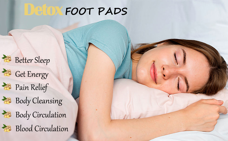 JIAVAXA Detox Foot Patches Remove Toxins Cleansing Detox Kit for Release Body Pain Free Pads Stress Relief Sleep,Natural ingredients Toxins Ginger Detox Pads Adhesive Foot (PACK OF 70)
