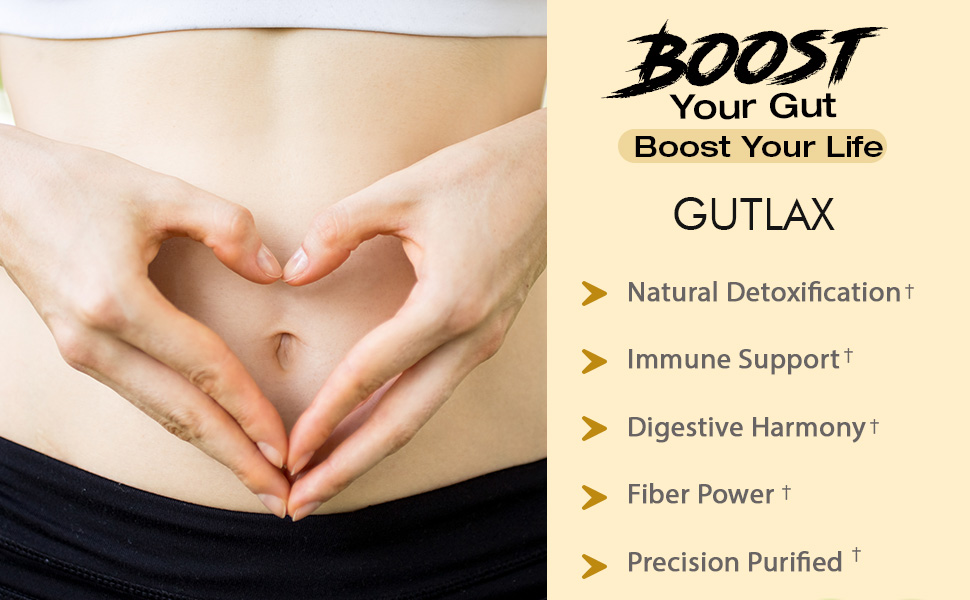 Gutlax Natural Gut Cleansing Tablet| Gut Health Supplement|60 Tablets
