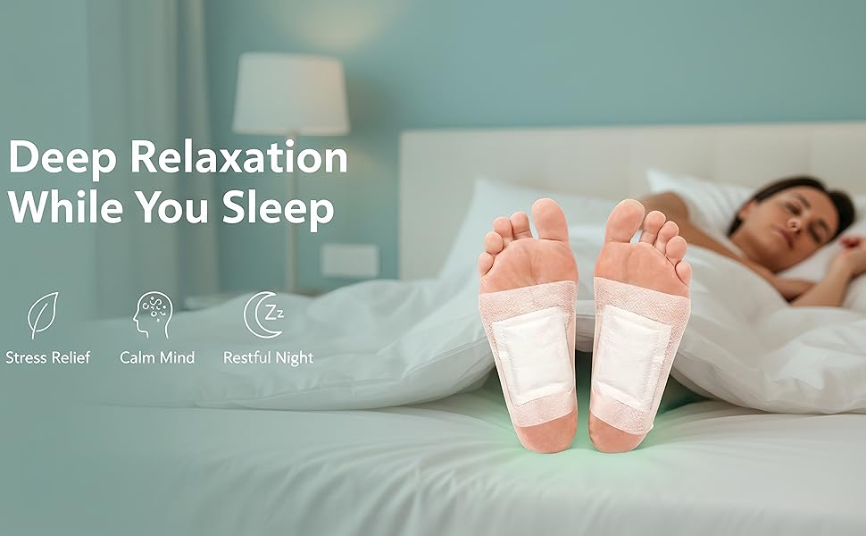 Detox Foot Patches, Pack of 10
