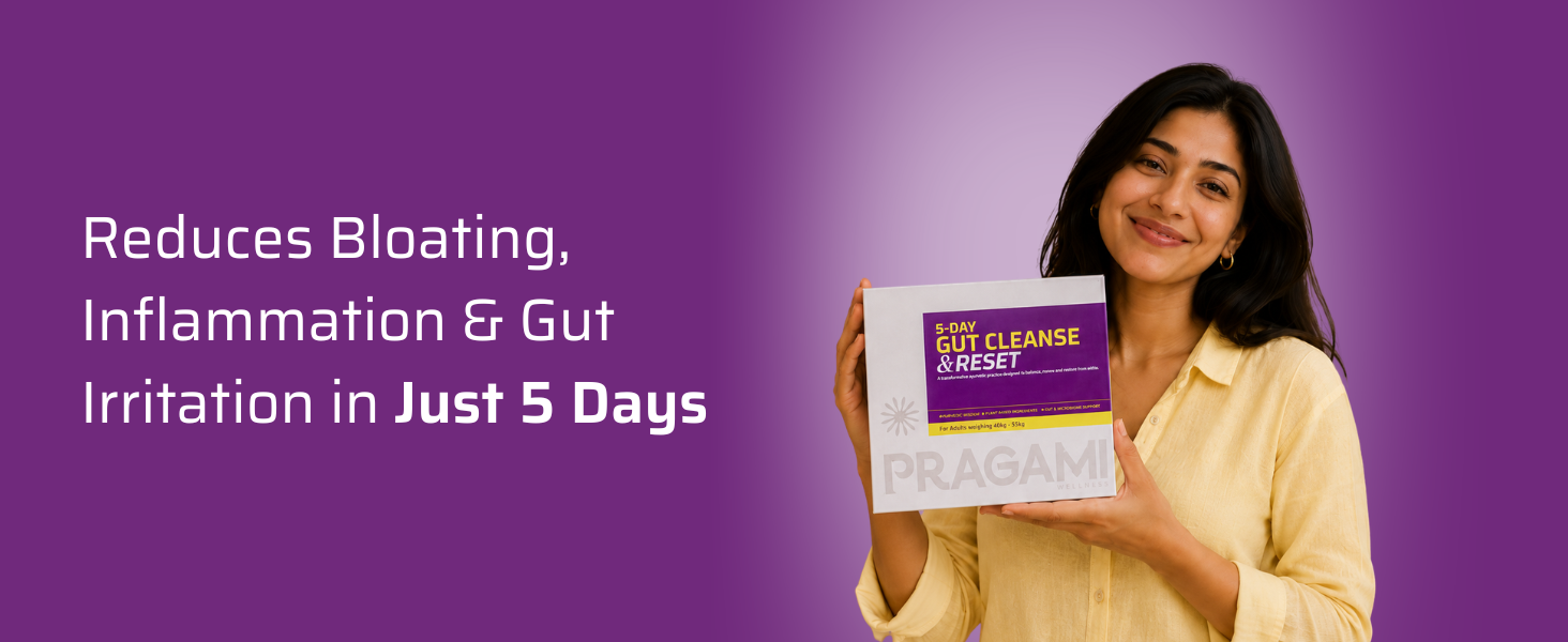 5-Day Gut Cleanse & Reset (75kg+) | Gut Cleanse Detox Kit for Digestion, Bloating & Constipation Relief | Restores digestion & Reduces Inflammation | Supports Gut Health | Lab Tested
