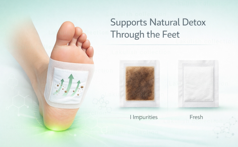 100% Herbal And Gentle Ingredient Detox Foot Pads, foot pads Pieces, Natural Ingredients for Sleep Aid, Pain Relief, Toxin Removal with Bamboo Vinegar and Acupoint Micro-Massage Technology (foot pads 2)[20 pieces]
