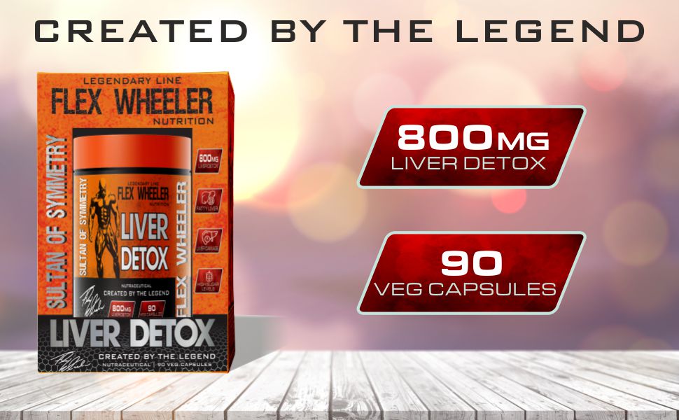 Flex Wheeler Nutrition Liver Detox - 90 Veg Capsules