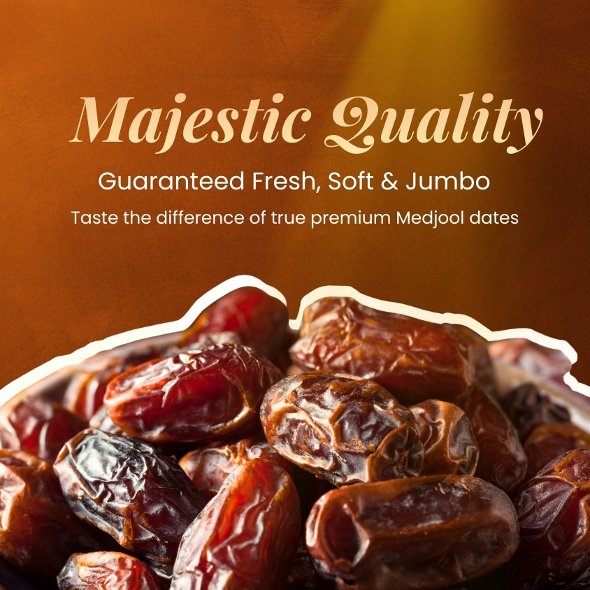 Premium Medjool Almond Filled Dates 1kg | Handpicked Soft & Juicy Medjool Dates Stuffed with Crunchy Roasted Almonds | 100% Natural Healthy Gourmet Snack | High-Fiber, Nutrient-Rich & Antioxidant Packed Superfood | Delicious Energy Booster for Kids & Adults | Perfect for Gifting, Festive Hampers, Baking & Everyday Snacking | No Added Sugar, Preservatives or Gluten