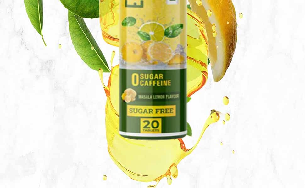 ChargeVita Lemon Zinc Effervescent Tablets | 20 Sugar-Free Tablets | Immunity Support with Zinc + Vitamin C | Refreshing Lemon Flavor | Antioxidant & Skin Health Support
