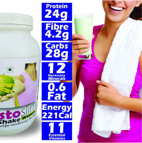 DeVelo women protein powder for weight Loss, Belly & Thigh Fat Burner, Slimming Meal Replacement Slim Shake For Girls, Females Banana 500gm
