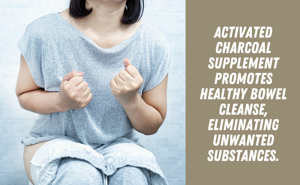 Healthy Nutrition - Just for the Health of it Activated Charcoal -500 Mg Veg 90 Capsules Support Bowel Detoxification for Men & Women