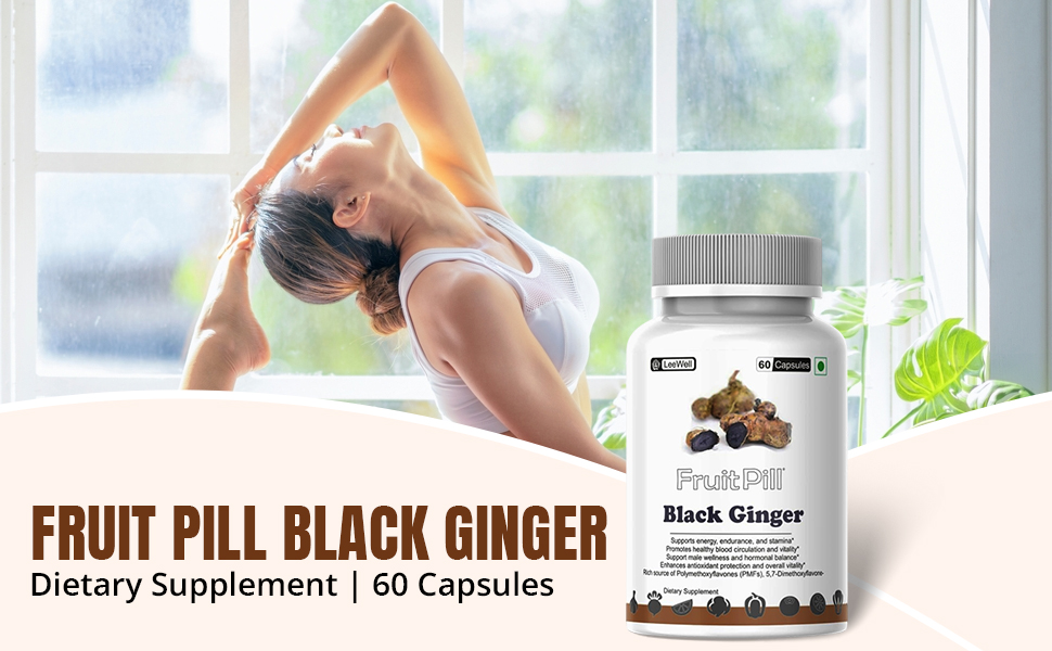 (LeeWell) Black Ginger Supplement, 60 Capsules