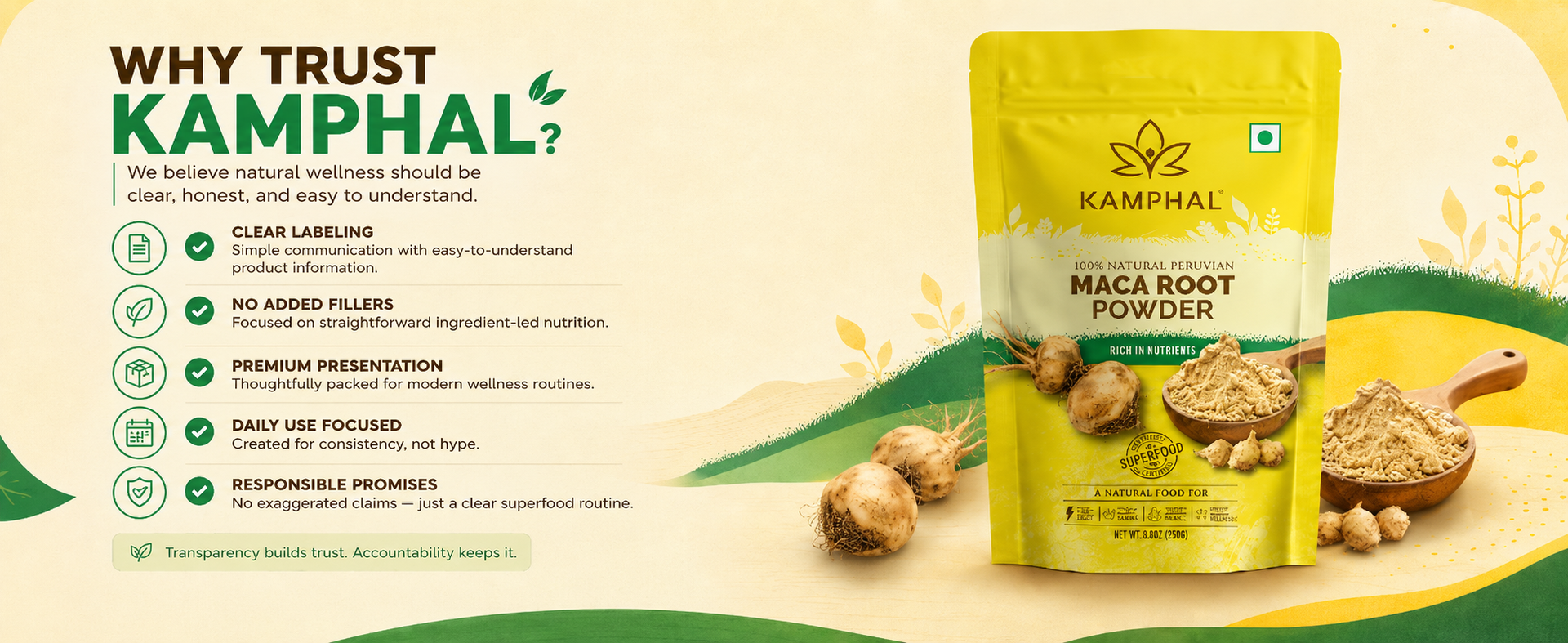 Organic Peruvian Maca Root Powder 100g | Supports Energy, Stamina, Libido & Vitality for Men & Women | Imported from Peru | 100% Natural Raw Maca Superfood for Milk, Smoothies & Shakes | No Additives, Non-GMO