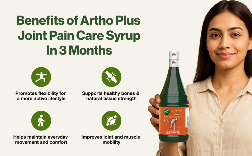Amrith Noni Artho Plus Juice 750ml | Ayurvedic Joint Pain Relief | 13-Herb Anti-Inflammatory Formula | For Knee Pain, Arthritis, Back Pain & Stiffness | No Added Sugar