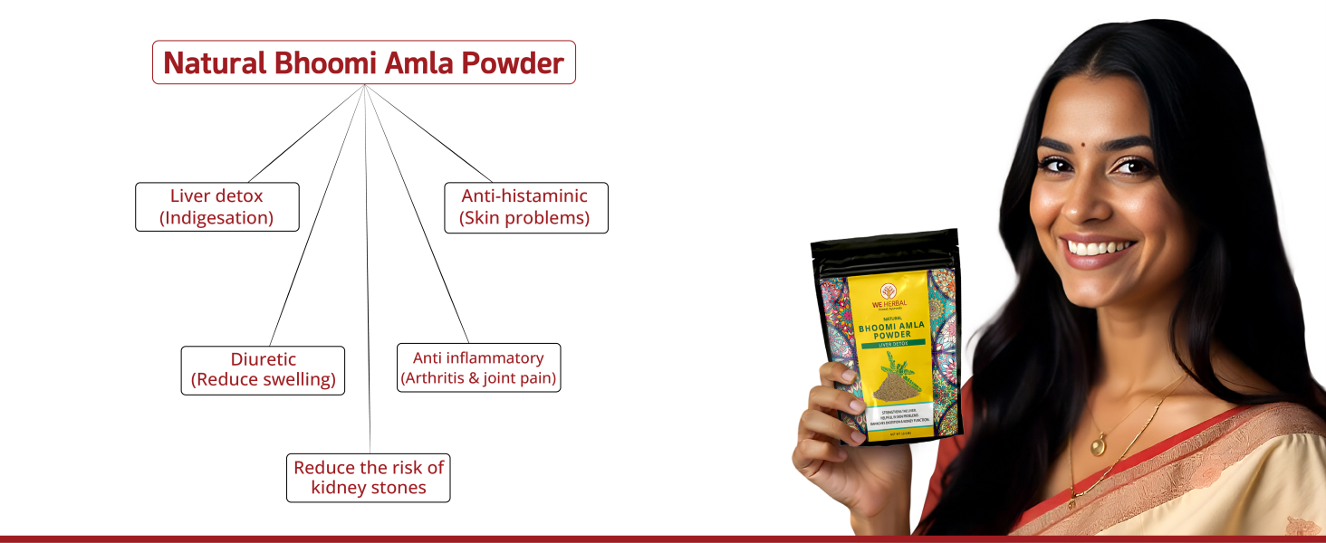 Bhumi Amla Powder 50g | Natural Herbal Powder | Traditional Ayurvedic Herb | Supports Daily Wellness | Made from Premium Quality Bhumi Amla | No Added Preservatives | Herbal Supplement