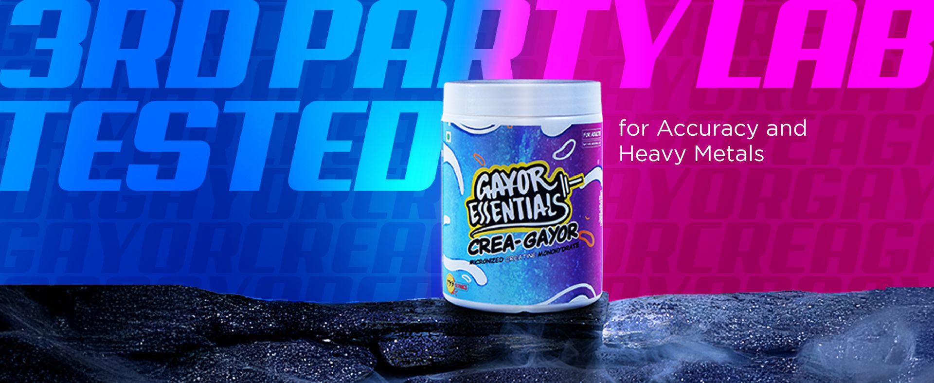 Crea-Gayor Micronized Creatine Monohydrate (Unflavoured,100g)
