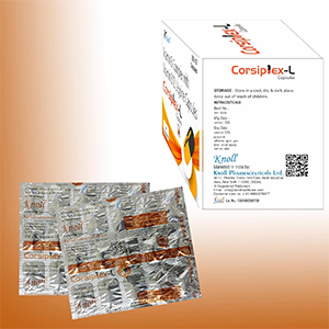 Knoll Healthcare Corsiplex-L Vitamin B-Complex with Vitamin B12 (45 Caps (Pack of 3))
