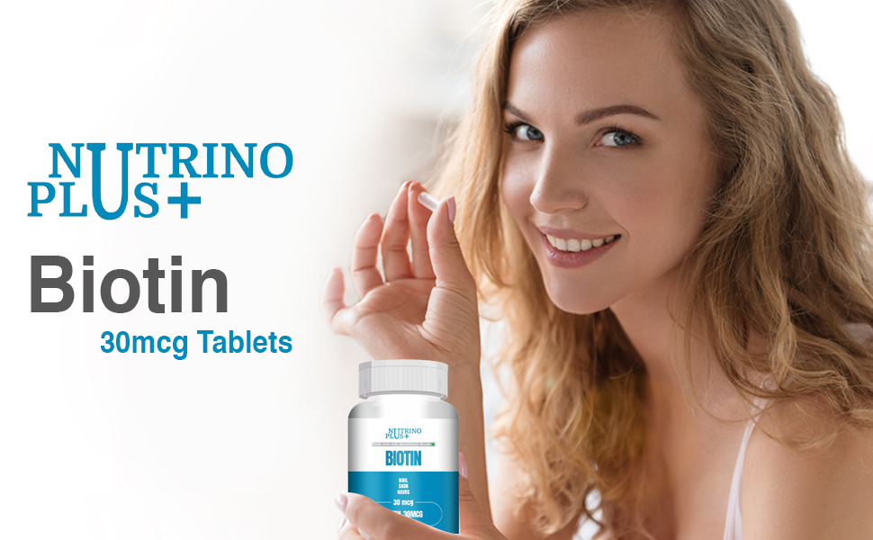 Biotin 30mcg | Supports Healthy Hair Growth, Stronger Nails & Glowing Skin | Daily Beauty Supplement for Men & Women | 1 Pack | Non-GMO, Gluten Free, USA Formulated