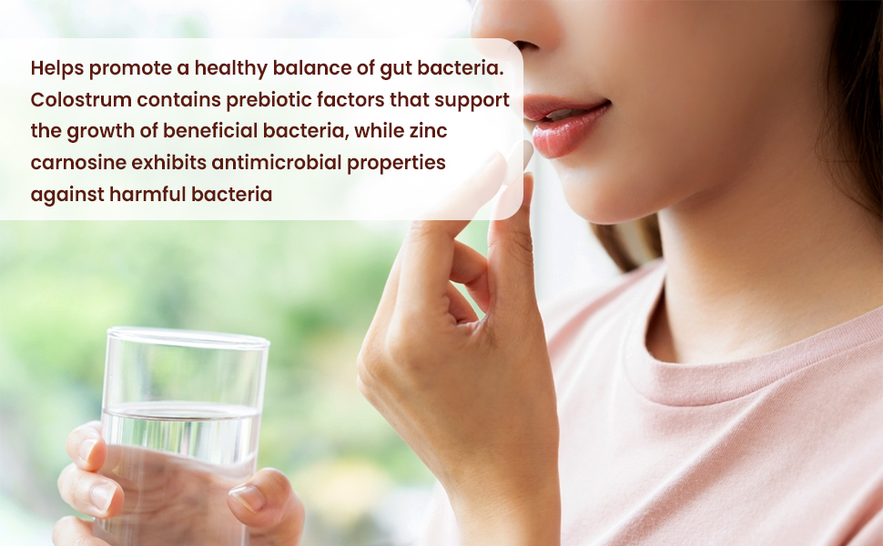 Zincasin -iG (LeeWell) Zinc L Carnosine Complex with Bovine Colostrum 500mg Intestinal Permeability Support, Stomach Lining, Immunity Booster, Digestive Tract & Leaky Gut- 30 Vegetarian Capsules