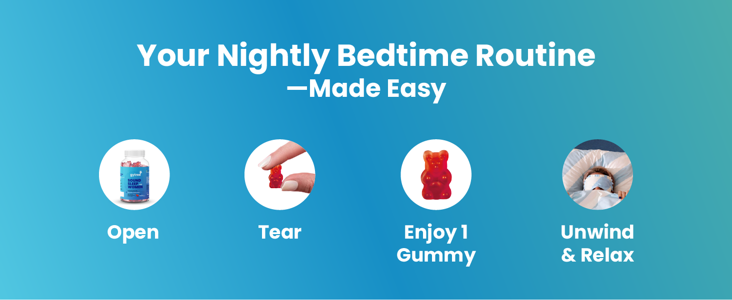 Gytree Iron & Sleep Gummies for Women | SunActive Fe for Haemoglobin & Immunity | Melatonin & Ashwagandha for Restful Sleep & Stress Relief | Pregnancy Safe, Non-Addictive | 100% Vegan | Pack of 30+30