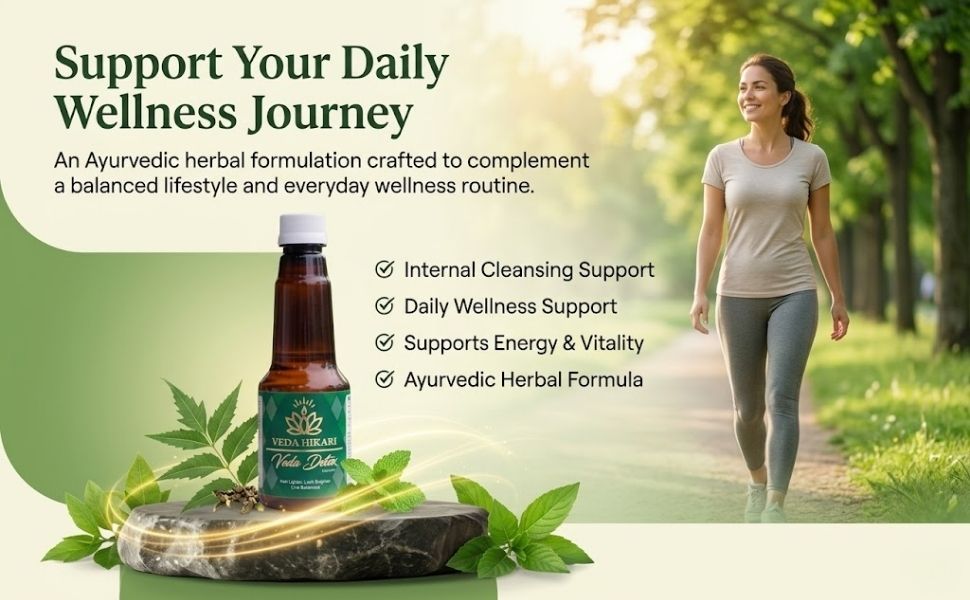 Detox Ayurvedic Herbal Supplement for Internal Cleansing and Wellness Support (200 ml)