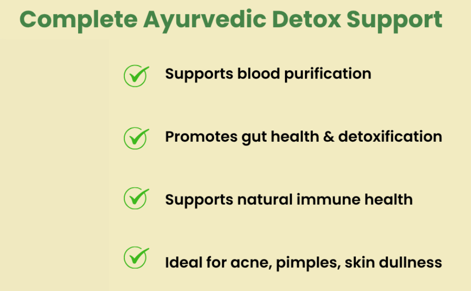 Detox Herbo Tablets | for Gentle Colon Cleanse Support - 60 Tablets