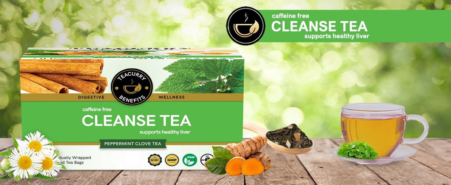 Teacurry Anti Alcohol Herbal Blend (3 Month Pack, 90 Bags) – Green Tea with Botanical Ingredients | Herbal Infusion