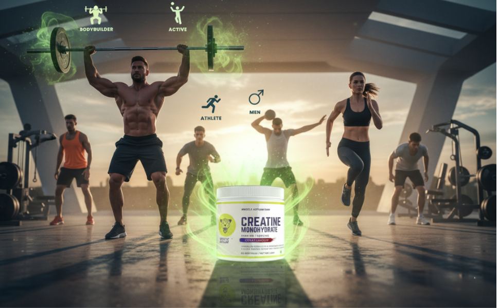 Muscle Asylum Creatine Monohydrate Fruit Punch Flavour 100g | 3000mg Creatine Per Serving | Pre Workout & Post Workout Supplement for Strength, Energy & Endurance | Micronized Creatine Powder for Men & Women | Lean Muscle Recovery & Gym Performance Booster | 25 Servings