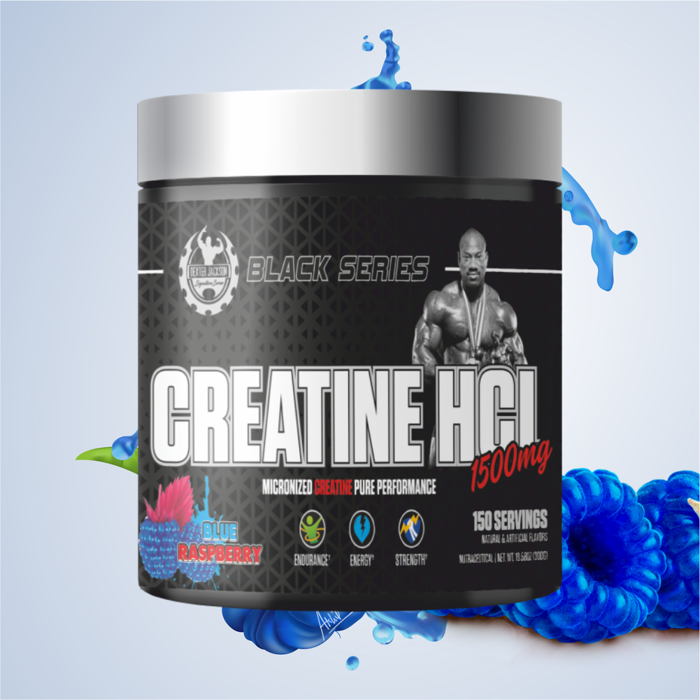 Dexter Jackson Black Series Creatine HCL |Orange Blast Flavor | 150 Servings,300 gm