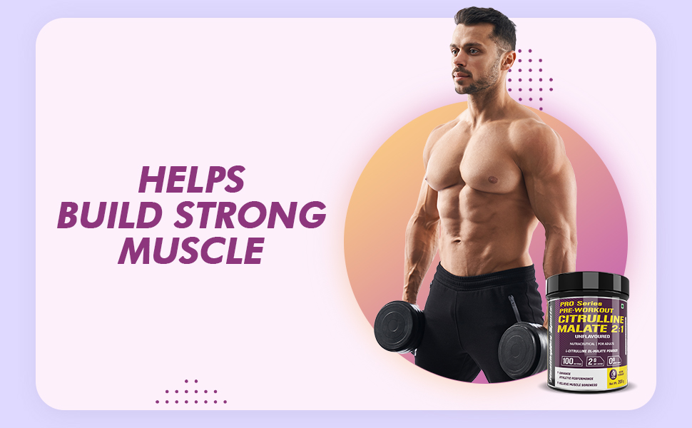 HealthyHey Sports Citrulline Malate 2:1-200 Grams – 100 Servings (Unflavoured, Pack of 200gm powder)