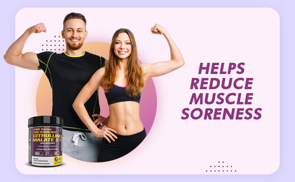 HealthyHey Sports Citrulline Malate 2:1-200 Grams – 100 Servings (Unflavoured, Pack of 200gm powder)