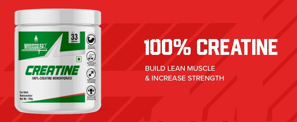 WARRIOR LABZ Creatine Monohydrate Powder Fine Grade, Pure & Mixes Easily | Rapid Absorption | Building Lean Muscle Mass | Boosts Muscle Growth | Enhanced Muscle Strength & Power – Increases High Intensity Performance [33 Servings, Watermelon]