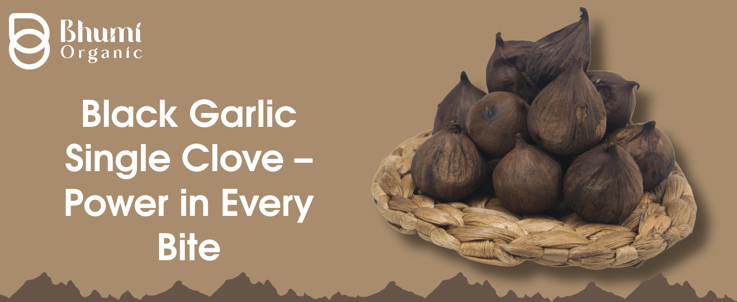 Fresh Peeled Black Garlic Single Clove 250g