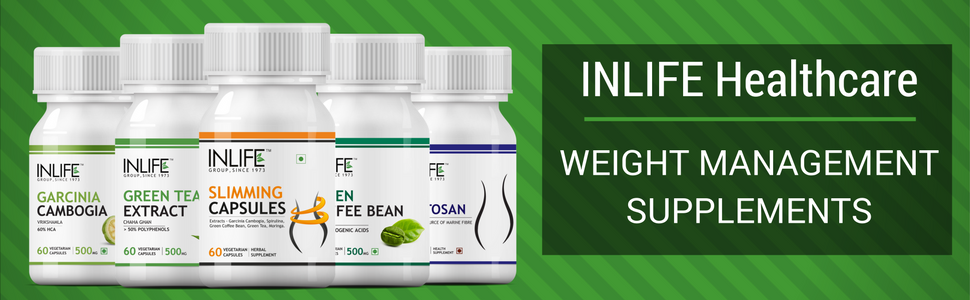 INLIFE 5-in-1 Keto Supplement, Garcinia Cambogia Moringa, 90 Capsules