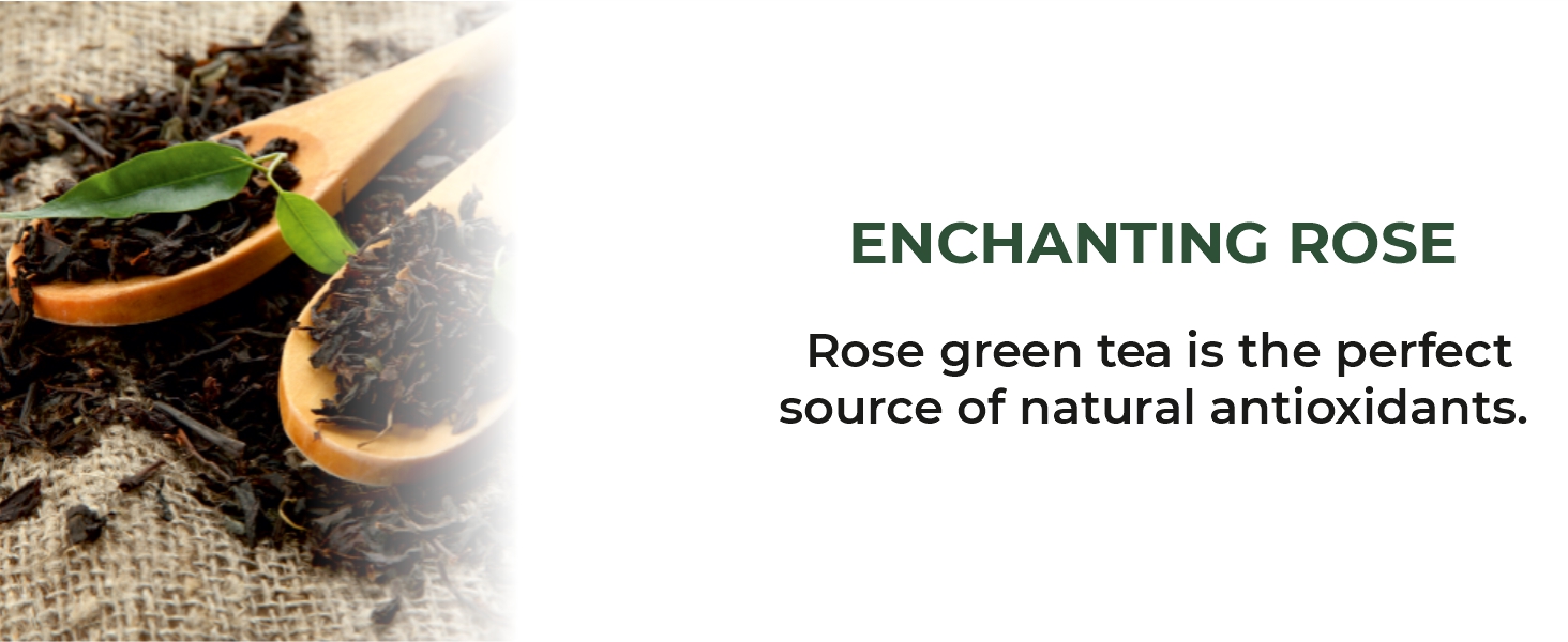 TVOY Enchanting Rose Green Tea Bags